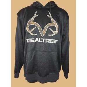 Realtree Mens Hoodie Medium Camo Logo